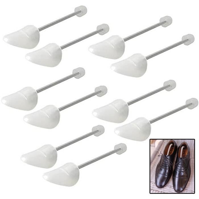 Lot de 5 paires d embauchoirs chaussures r glables et pratiques