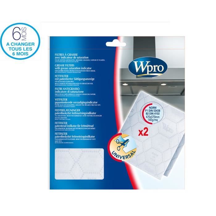 Wpro Filtre Hotte Avec Indicateur De Saturation Achat Vente Filtre Pour Hotte A Prix Fou Soldes Sur Cdiscount Des Le 20 Janvier Cdiscount