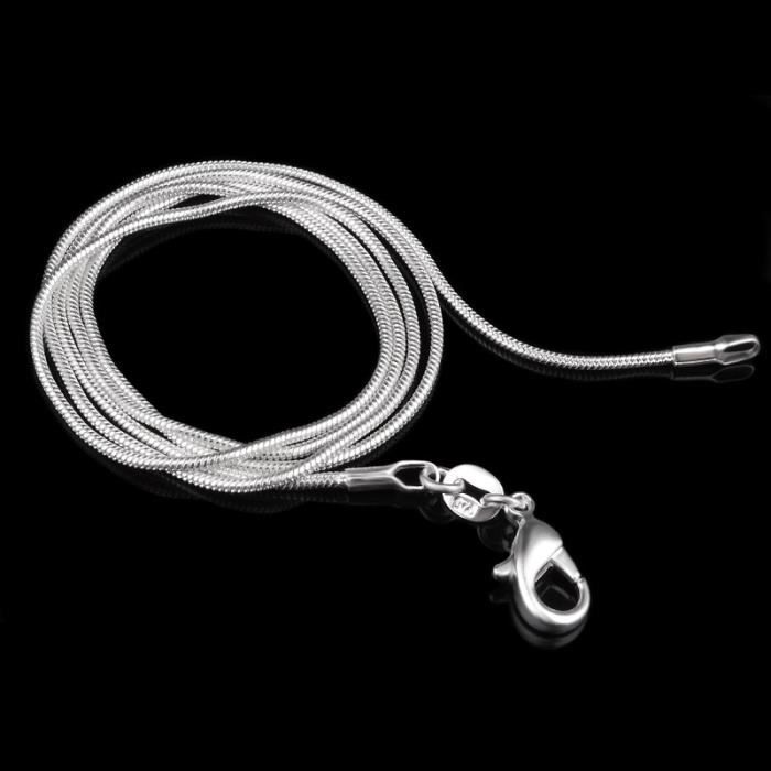 Collier - Collection Serpent - Argent Rhodié – BURMA