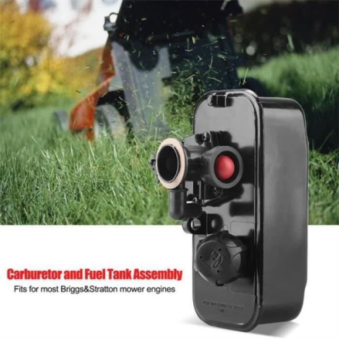 Carb Gas Tank Replacement for Briggs Stratton Fuel Tank and Carburetor 498809 498809A 494406