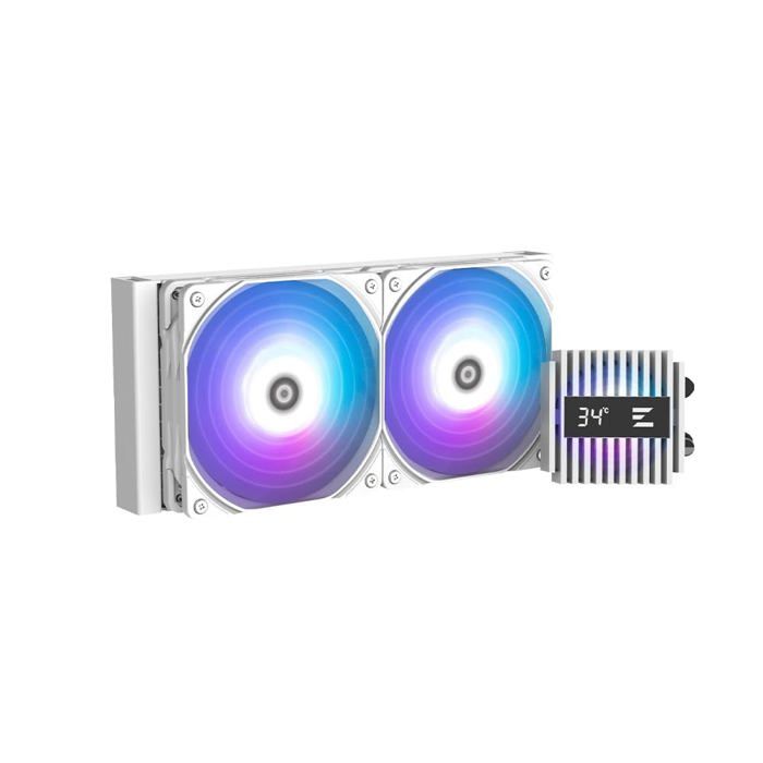 Kit Watercooling AIO – Zalman – Alpha2 RGB – 240mm – Blanc – Éclairage RGB personnalisable