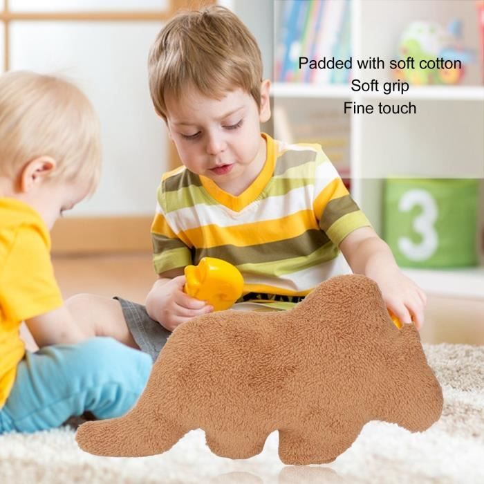 Uposao – Peluche Dinosaure T-Rex 60 Cm, Gris, Simulation Réaliste, Jouet Doux Et Oreiller, Cadeau Enfant Ou Déco