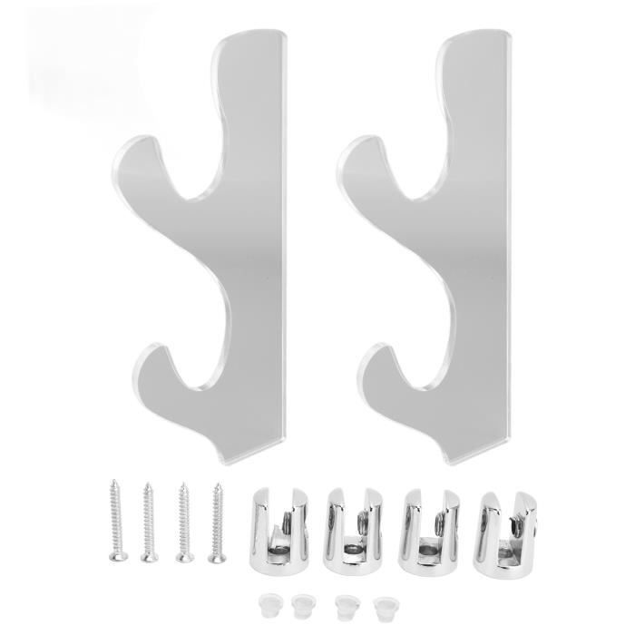 Lot de 2 supports muraux pour téléphone, support mural pour téléphone