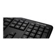 MICROSOFT Ergonomic Desktop - Ensemble clavier et souris - Filaire USB - Noir - AZERTY-1