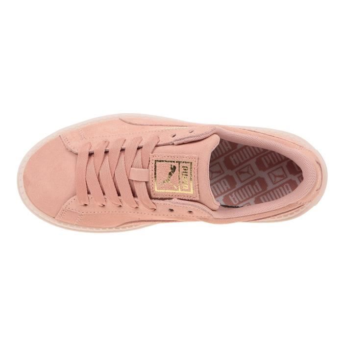 Puma suede hot sale femme rose pastel