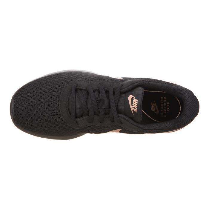 NIKE Baskets Tanjun Noir Dor Femme Noir Or Cdiscount Chaussures