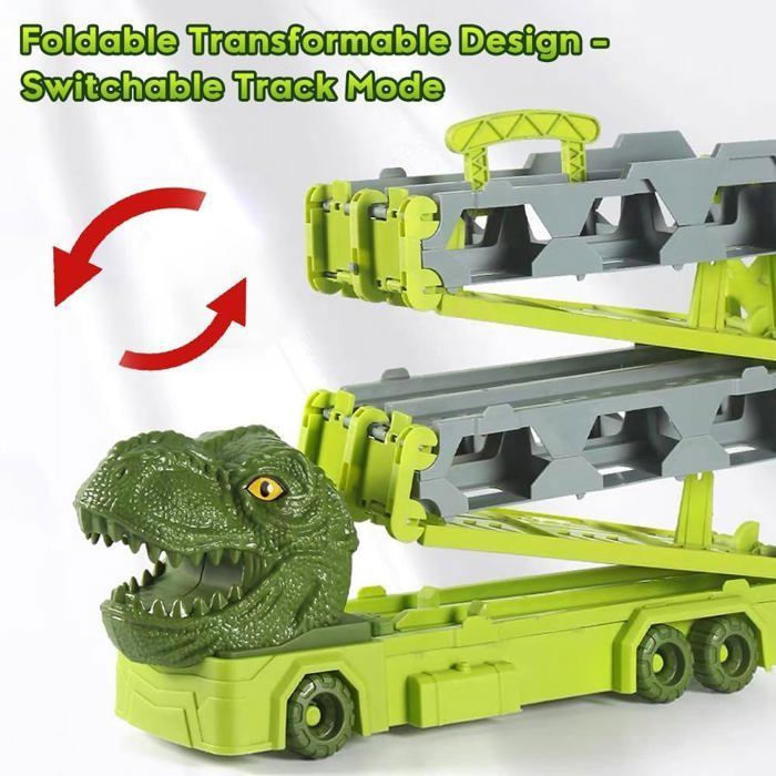 Voiture Jouet Enfant 2 Ans Garcon, Lot de 2 Monster Truck Dinosaure