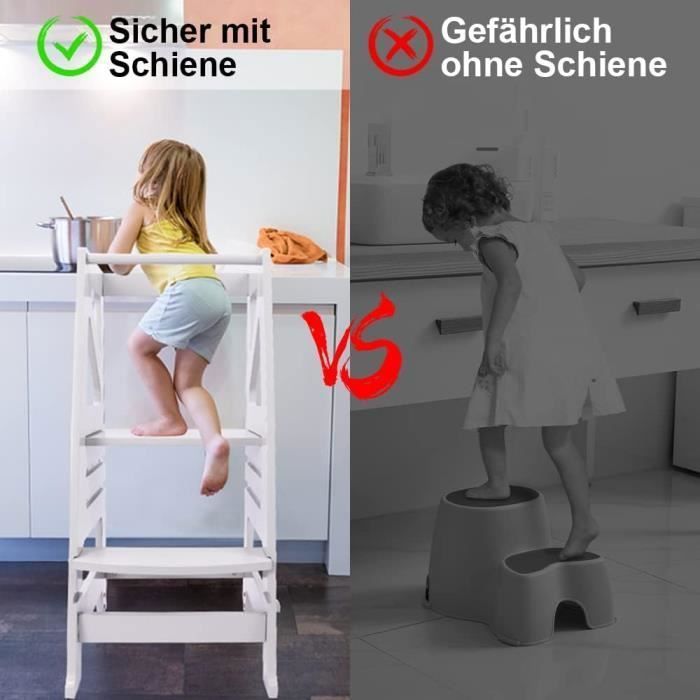 Tour D'observation Montessori LEADZM Tour D'apprentissage Transformable, Pliable, Tour D'observation Pour Enfants Montessori Tour D Observation Enfant Pliable