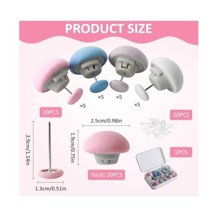 ADERTOS 20PCS Clips De Fixation Couette - Attaches Antidérapantes Housse De Couette - Pinces Champignon Gris