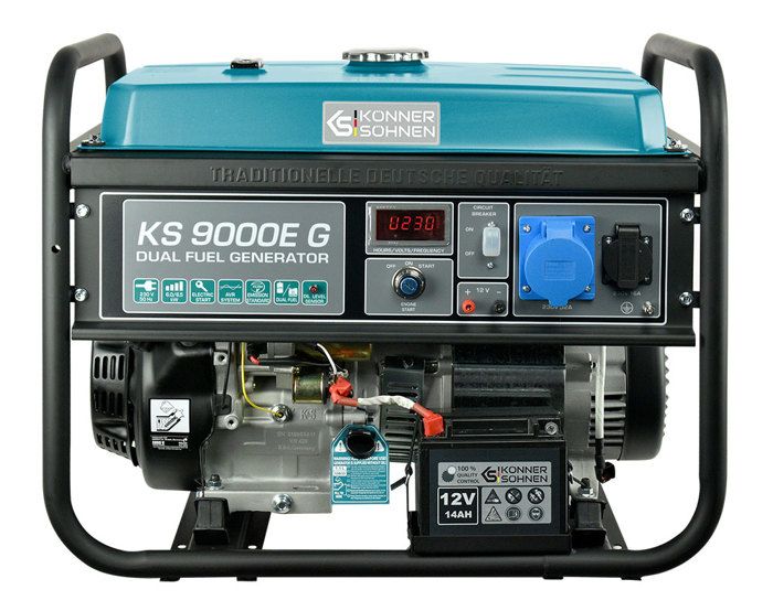 Könner & Söhnen Groupe électrogène 4000W GAZ/Essence 230V Inverter