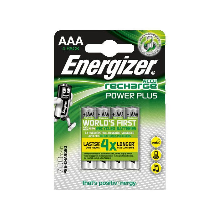 Lot De 24 Piles Rechargeables Energizer AAA HR03 – 500 MAh – NiMH – Neuves