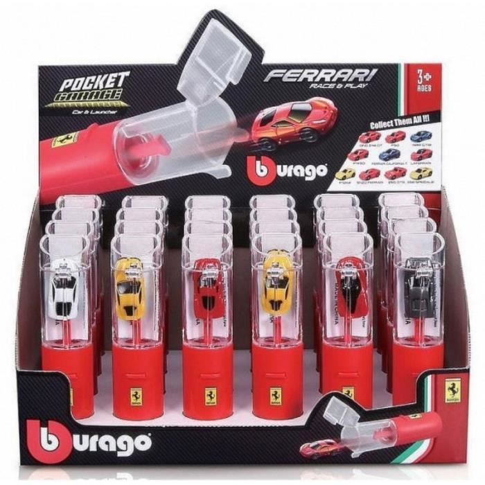Lanceur De Poche Micro Ferrari Bburago - Voiture 1:120 Aléatoire - Jeu Enfant Dès 3 Ans