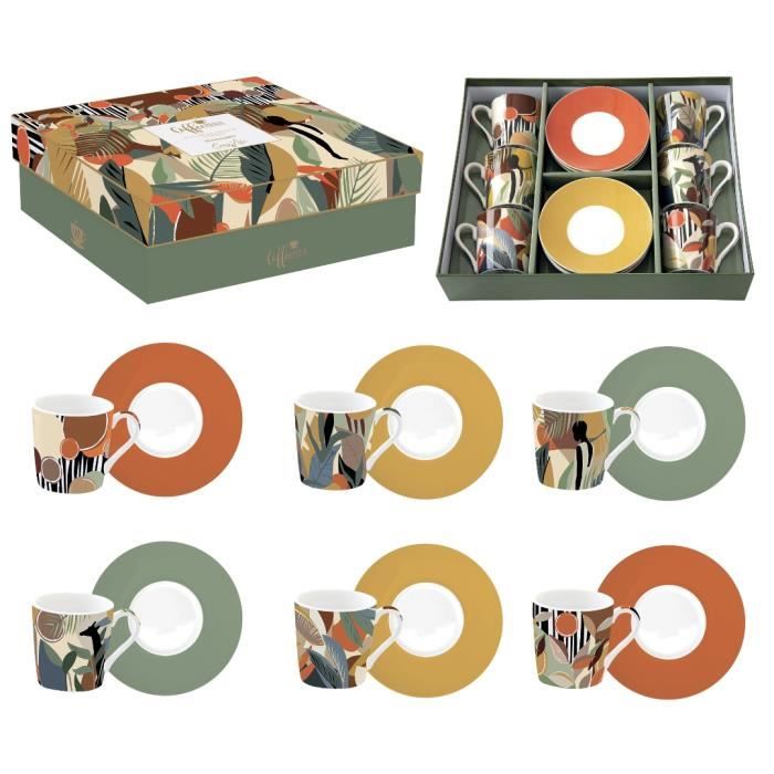 Arabia Coffret 6 Mini Tasses En Porcelaine Moomin Classic – Collection Idéale Cadeau