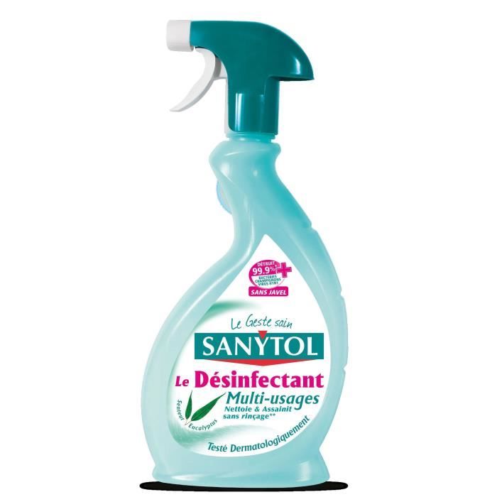Sanytol - Désinfectant multiusages Sanytol eucalyptus 96631200 - Matériel  de pose, produits d'entretien - Rue du Commerce