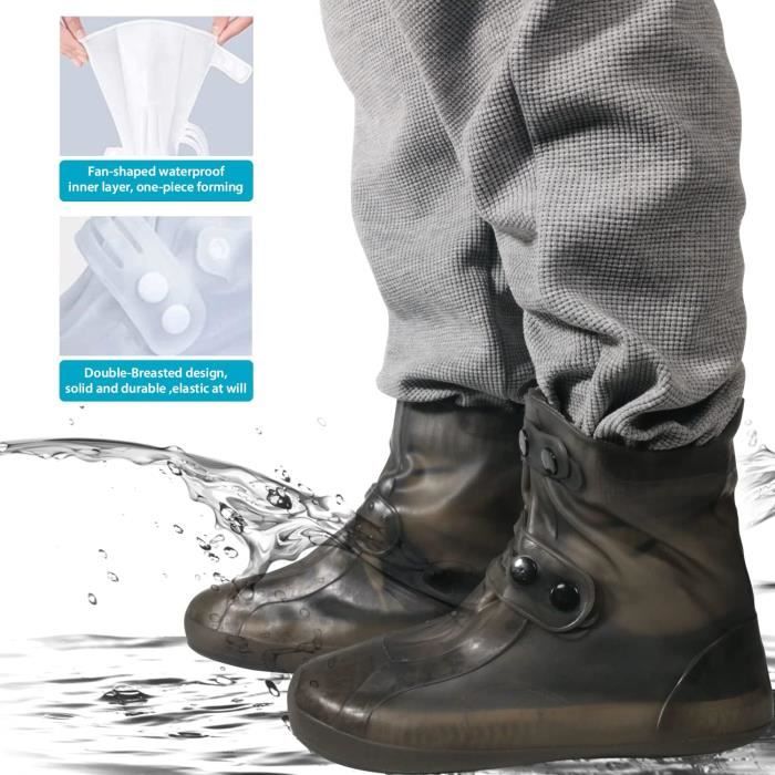Ceestyle Couvre-Chaussures imperméables, sur-Chaussures antidérapantes  réutilisables, pour la Pluie, Les Jours de Neige, Le[S15] - Cdiscount