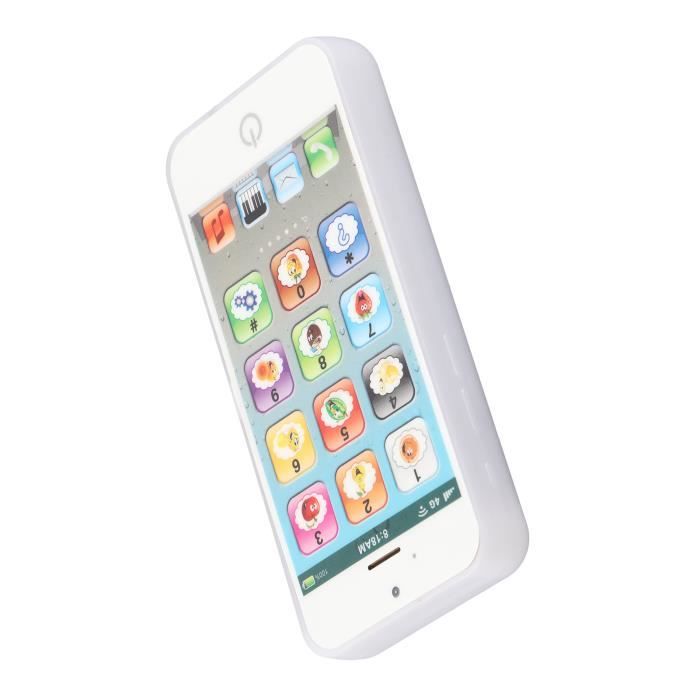 Jouet Téléphone Bébé éducatif - Avec Lumières, Musique, 8 Modes D’apprentissage Pour Enfants +3 Ans (violet) - 2