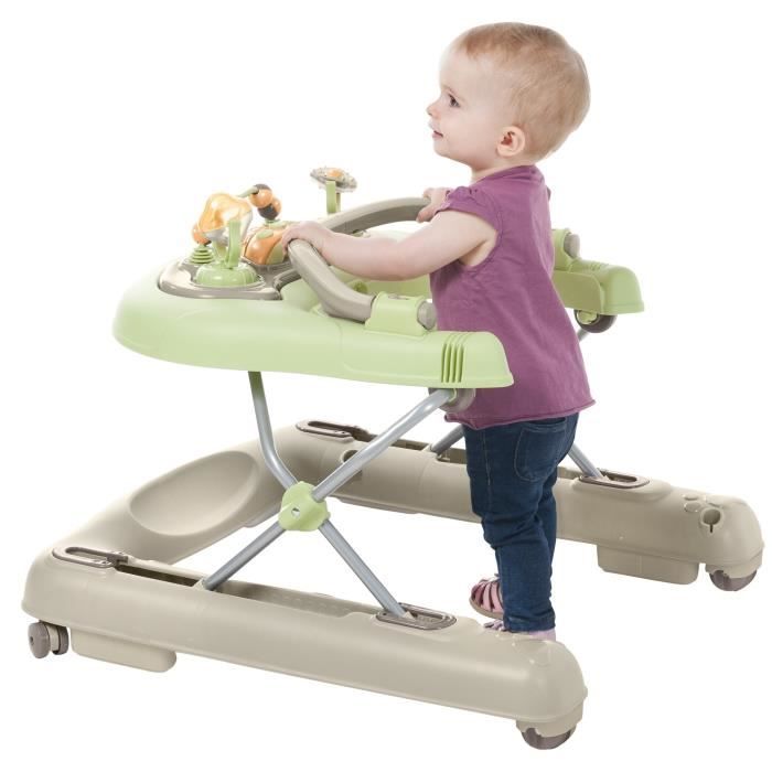 Trotteur 2 en 1 - Taupe et Amande - Musical - BABYMOOV - Cdiscount