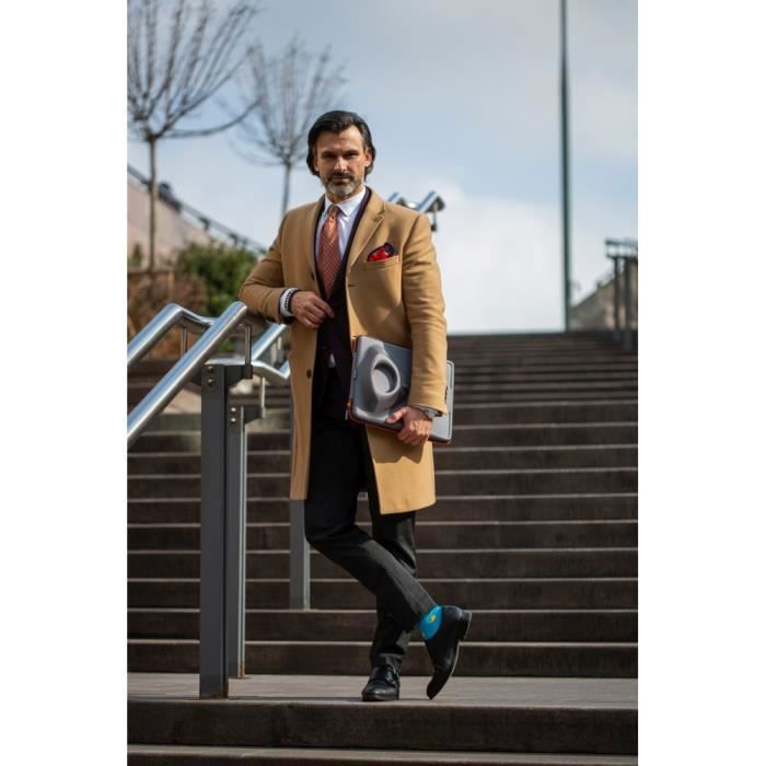 Packshi Housse De Voyage Pour Chemises Homme Infroissable - Sac Organisateur Avec Gabarit Pliage, Bleu Marine