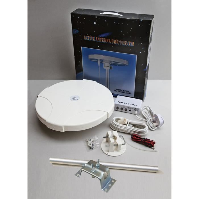 Antenne TV Intérieur Puissante, Antenne TV DVB-T, DVB-T2, DTMB Avec