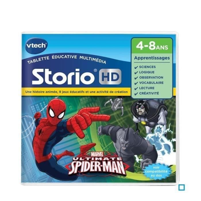 VTECH Console Storio Max 7 Bleue Jeu SpiderMan Cdiscount Jeux Jouets