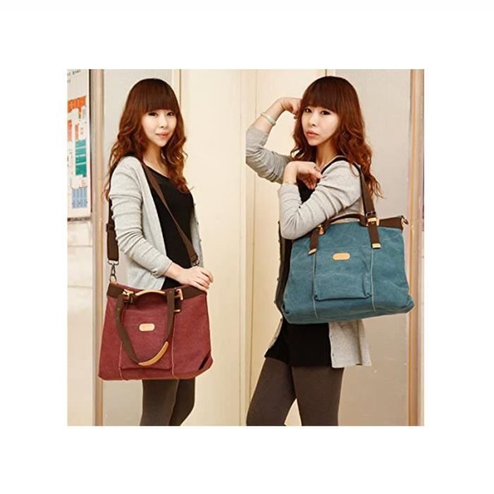 Sac bandoulière tissus femme clearance