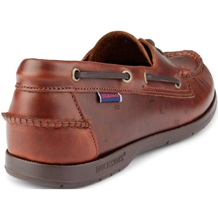 Mocassins Sebago Pour Homme En Cuir Marron - Pointure 8.5 US - Style Décontracté Chic