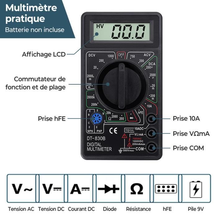 Kit Soudure Électronique Dreamhigh® 80W - Fer à Souder Réglable 180-520°C Avec Écran LCD + Pompe à Dessouder Et 5 Embouts