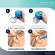 HAUTSTORE Boules de nettoyage pour oreilles|Made in Germany|Nettoyage médical doux pour rincer les oreilles des adultes et des enfa-3