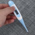 13pcs/Set Coupe-ongles nouveau-né bébé enfants Soins de la santé des cheveux Thermomètre Kit de brosse de toilettage (Bleu)-3