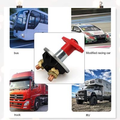 Coupe-batterie, 12V-60V 300A Isolateur De Coupure De Batterie à Courant élevé 10000 Fois La Durée De Vie électrique, Interrupteur D'isolateur De Puissance Pour Véhicule Marin Voiture Bateau RV