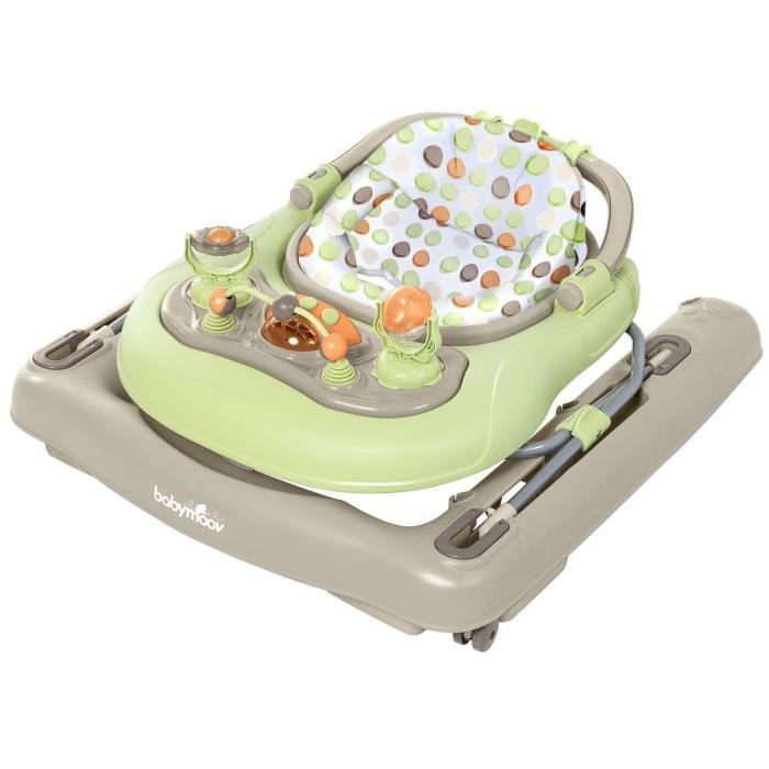 babymoov Trotteur youpala bébé 2en1 couleur zinc