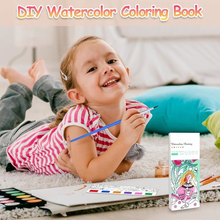 Ensemble De Stylos Aquarelle Pour Enfants - Kit De Coloriage Artistique