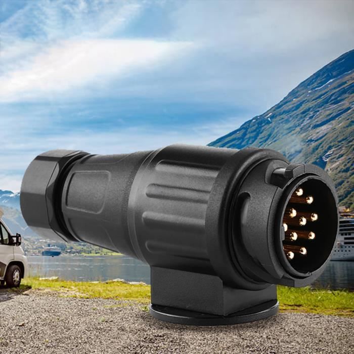 ADAPTATEUR DE CONNECTEUR De Prise De Remorque Mâle Plat à 7 Broches
