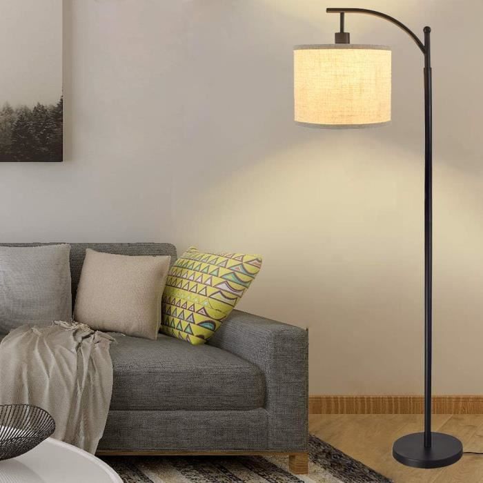 Lampadaire Sur Pied Salon Moderne, Lampe Sur Pied Blanc E27