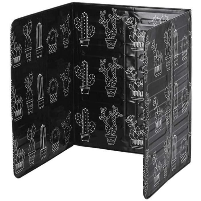 Plaque de cuisson anti projections, protection anti-éclaboussures pliable en aluminium