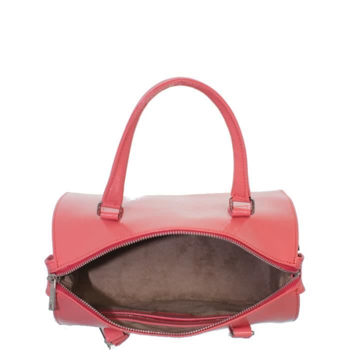 Sac main Lancaster Ad le en cuir ref lan36227 fraise Achat