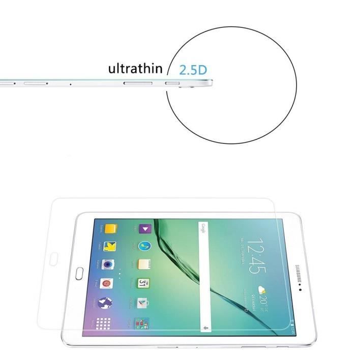 2pack] Film de protection 2.5D Verre trempé pour Samsung Galaxy