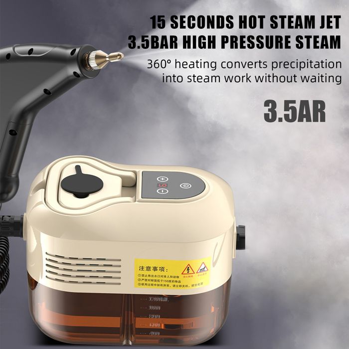 Nettoyeur Vapeur 2500 W, Nettoyeur Vapeur Portatif Avec 6