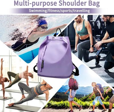 Sac De Sport étanche 35L SEYATULLH - Vert Militaire - Compartiment à Chaussures - Porte-bouteille - Système MOLLE