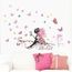 Papillon Fleur Fee Stickers Muraux Pour Enfants Chambre Decoration Murale Chambre Salon Enfants Filles Chambre Decal Affiche Murale Achat Vente Stickers Cdiscount