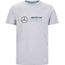 Mercedes-AMG Petronas T-Shirt pour Homme avec Grand Logo Moyen Noir