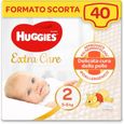 Huggies Huggies Extra Care Bebé, taille 2 (3-6 kg), lot de 40 couches – 830-0