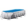 Bâche à bulles pour piscine ovale Intex UTF00150 - 6,10m x 3,05m - 160 microns-0