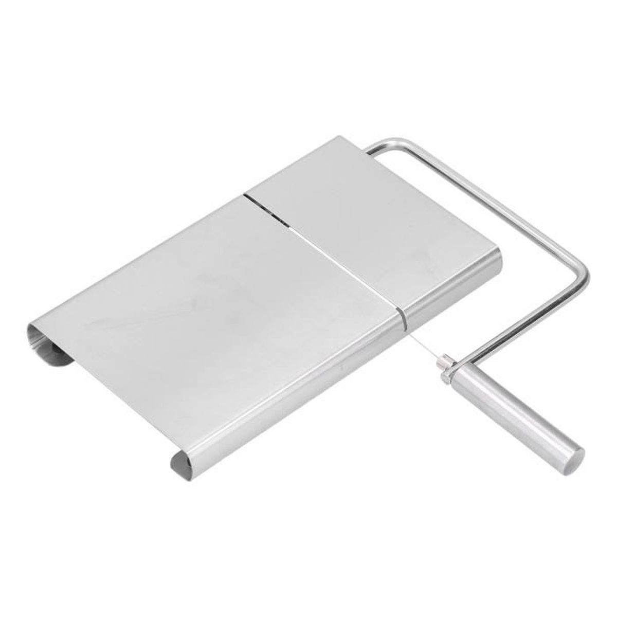 Coupe-beurre Et Fromage En Acier Inoxydable - Avec Plateau - Trancheuse Manuelle Pour Beurre, Fromage, Fruits Mous - Lavable Au Lave-vaisselle