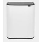 BRABANTIA Poubelle Bo Touch Bin - 60 L - White