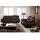 LA MAISON DU CANAPÉ Canapé d'angle en tissu gauche CHANTEL - Bleu foncé