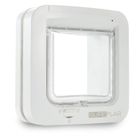 SUREFLAP Chatière à puce électronique - Blanc - 142 mm x 120 mm (Mémorisation d’un maximum de 32 puces)