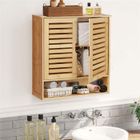 UNHO Meuble Mural Salle de Bain Meuble Suspendu Armoire de Toilette de Rangement 60x20x70cm