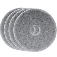 Eponge,Tête de serpillière ronde de 24cm, chiffon rotatif pour le nettoyage des sols - 4 piece of cloths-Diameter 24cm