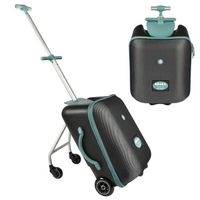 Valise cabine BÉABA Luggage Eazy avec assise de voyage - Bleu - Mixte - 4 ans - 4 roues